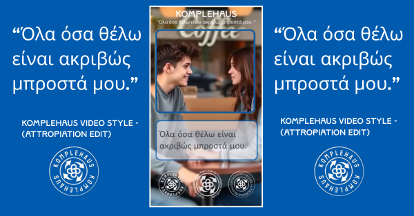 Everything I Want Is Right In Front Of Me Greek Interpretation Image